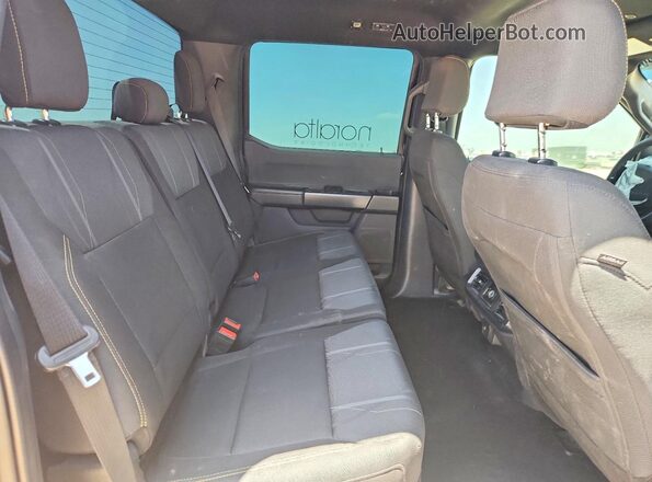 1FTFW2L53RKD38750 2024 FORD F150 Black Widok tylnych siedzeń