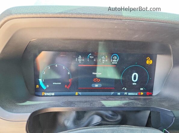 1FTFW2L53RKD38750 2024 FORD F150 Black Widok zestawu wskaźników