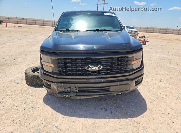 1FTFW2L53RKD38750 2024 FORD F150 Black Widok z przodu