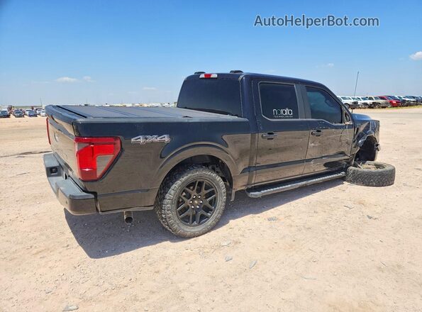 1FTFW2L53RKD38750 2024 FORD F150 Black Tył prawy