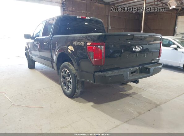 1FTFW2L53RKF46207 2024 FORD F150 Black უკანა მარცხენა