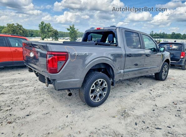 1FTFW2L54RKD54326 2024 FORD F150 Серый Задняя правая четверть