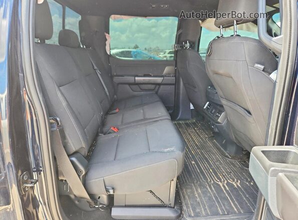 1FTFW3L51RKE97613 2024 FORD F150 Blue Հետևի նստատեղերի տեսք