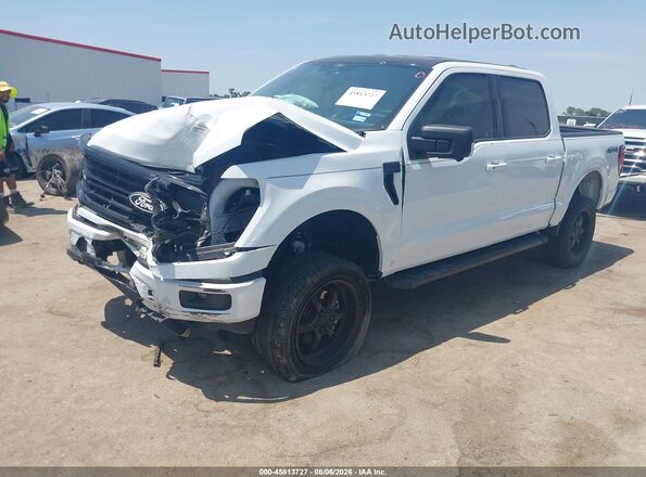 1FTFW3L53RKD31139 2024 FORD F150 White Առջևի ձախ երեք քառորդ տեսարան