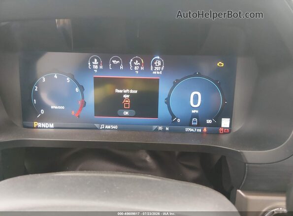 1FTFW3L53RKD70135 2024 FORD F150 White Вид задніх сидінь