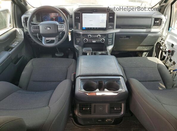 1FTFW3L55SKE56973 2025 FORD F150 White წინა პანელის ხედი