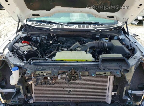 1FTFW3L55SKE56973 2025 FORD F150 White ძრავის განყოფილების ხედი