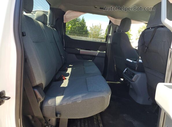 1FTFW3L58RKD97458 2024 FORD F150 White Rear seats view