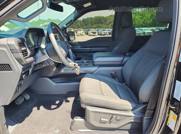 1FTFW3L59RFA54182 2024 FORD F150 Black Vista interior delantera
