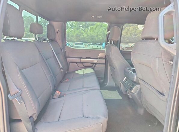 1FTFW3L59RFA54182 2024 FORD F150 Black Vista de los asientos traseros