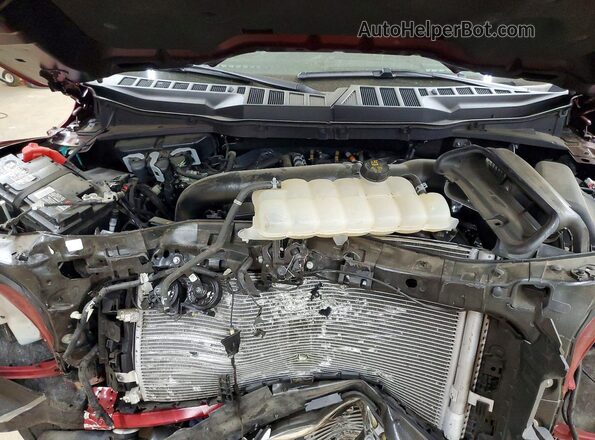 1FTFW3L80RKD43517 2024 FORD F150 Red Widok wnętrza z tyłu