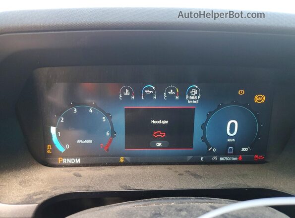 1FTFW3L83RKE10529 2024 FORD F150 Белый Вид щитка приборов