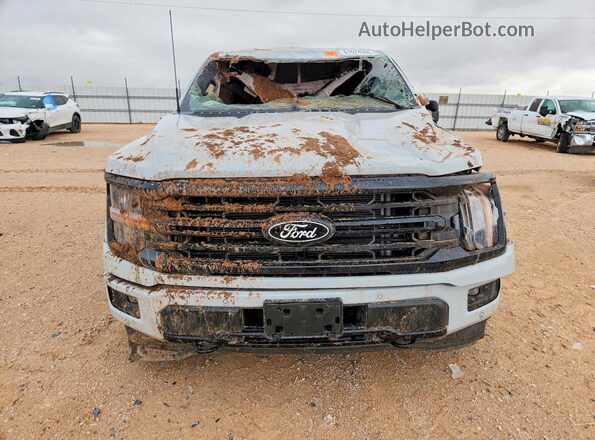 1FTFW3L83RKF72001 2024 FORD F150 Gray Front view