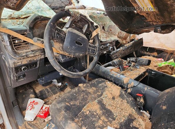 1FTFW3L83RKF72001 2024 FORD F150 Gray Dashboard view