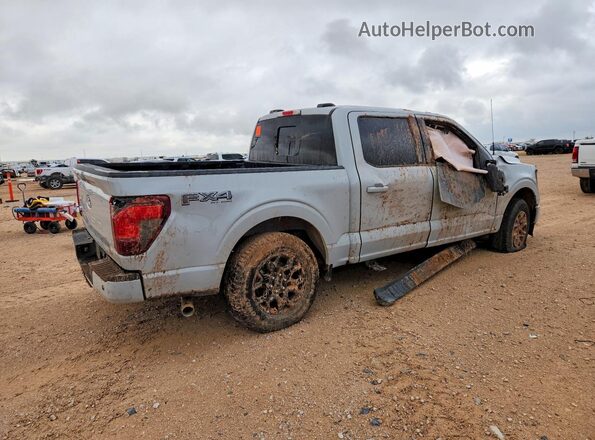 1FTFW3L83RKF72001 2024 FORD F150 Gray Rear right