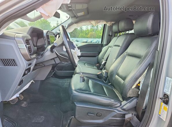 1FTFW3L86RKD42260 2024 FORD F150 Gray წინა სალონის ხედი