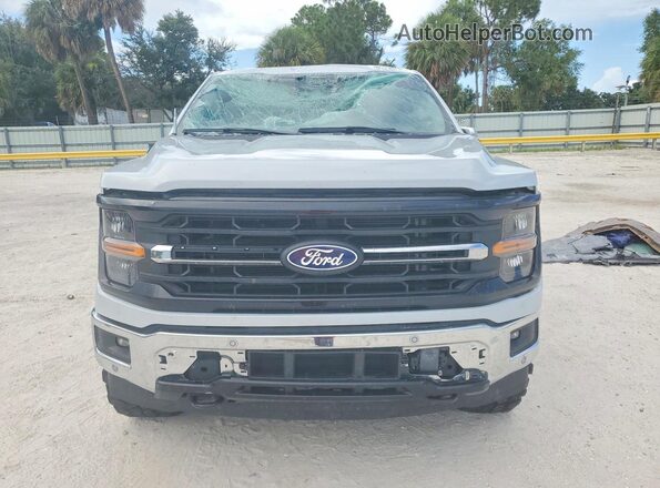 1FTFW3L86SKD26792 2025 FORD F150 Gray Front view