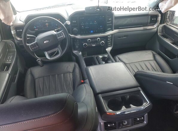 1FTFW3L86SKD26792 2025 FORD F150 Gray Dashboard view