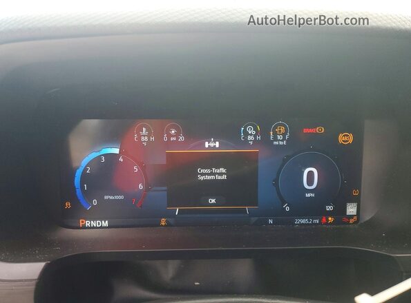 1FTFW3L86SKD26792 2025 FORD F150 Gray Instrument cluster view