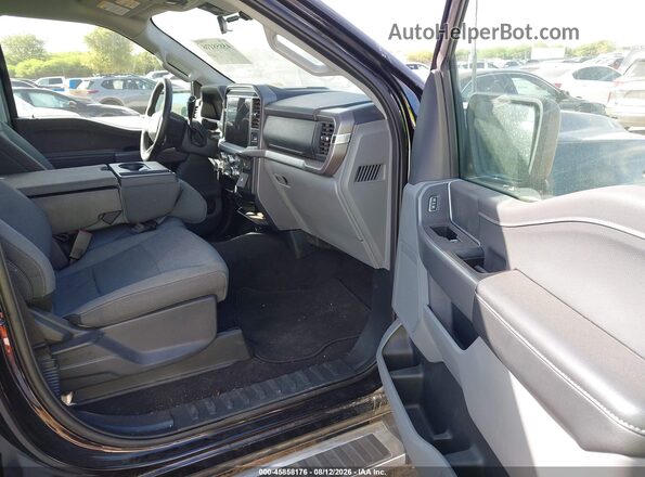 1FTFW3L88SKE52281 2025 FORD F150 Black Вид салону спереду