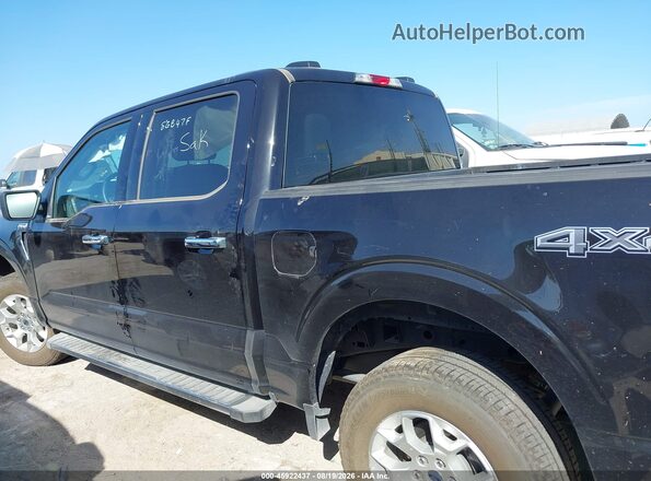 1FTFW3L88SKE94577 2025 FORD F150 Black Widok wnętrza 360 stopni
