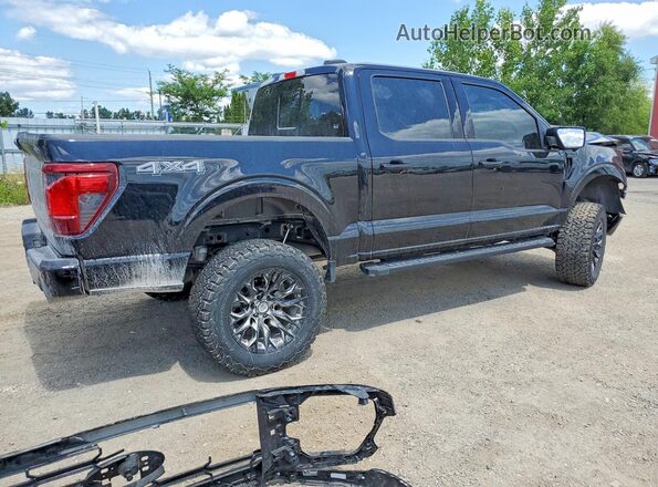 1FTFW3L89RFA13206 2024 FORD F150 Black უკანა მარჯვენა