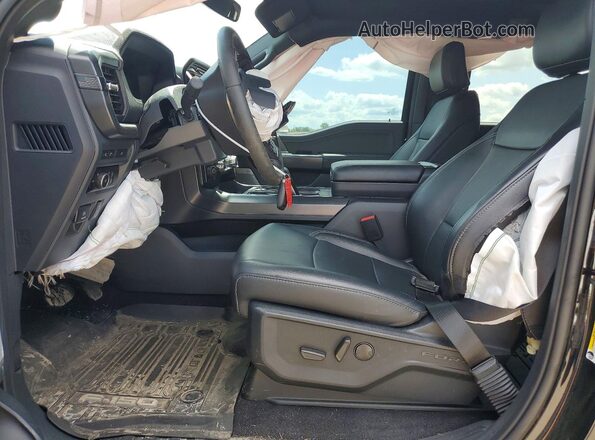 1FTFW3L89RFA13206 2024 FORD F150 Black წინა სალონის ხედი