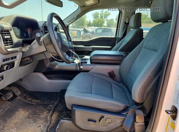 1FTFW3L89RKF78126 2024 FORD F150 White Widok wnętrza z przodu