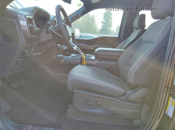 1FTFW3L89TFB08467 2026 FORD F150 Black Widok wnętrza z przodu