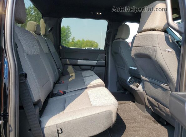 1FTFW3L89TFB08467 2026 FORD F150 Black Widok tylnych siedzeń