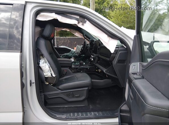 1FTFW3L8XRFC02253 2024 FORD F150 Gray წინა სალონის ხედი