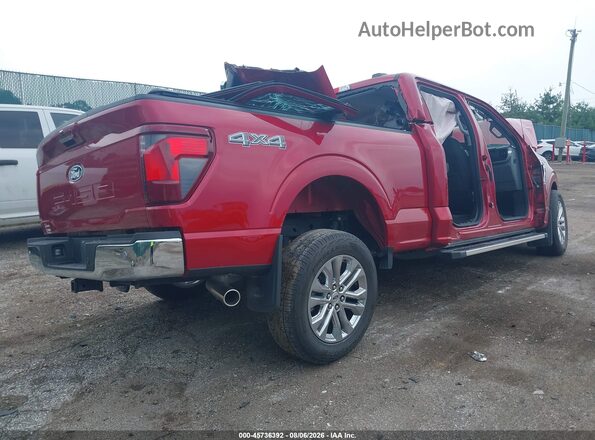 1FTFW3L8XRKF33373 2024 FORD F150 Red Trasero derecho