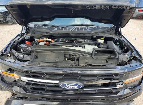 1FTFW3LD0RFA08263 2024 FORD F150 Черный Вид подкапотного пространства