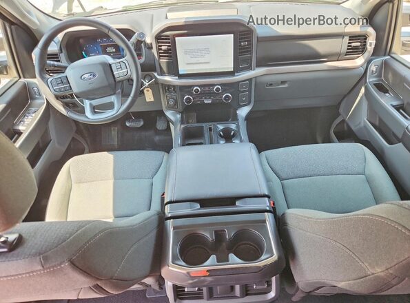 1FTFW3LD0SFA10195 2025 FORD F150 Black წინა პანელის ხედი