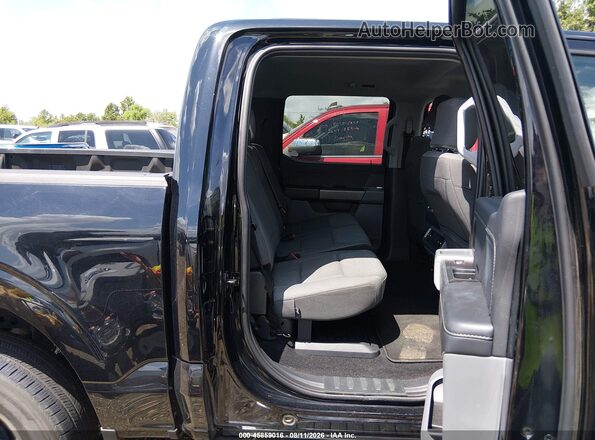 1FTFW3LD0SFA81168 2025 FORD F150 Black Vista de la etiqueta del VIN