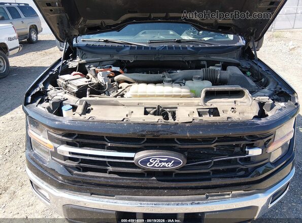 1FTFW3LD1RFA75647 2024 FORD F150 Черный Вид сзади