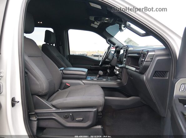 1FTFW3LD1RFA84851 2024 FORD F150 Gray Widok wnętrza z przodu