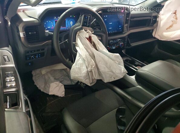 1FTFW3LD1RFA95459 2024 FORD F150 Gray Dashboard view