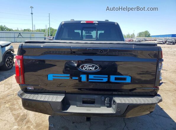 1FTFW3LD2RFB47035 2024 FORD F150 Black Вид ззаду