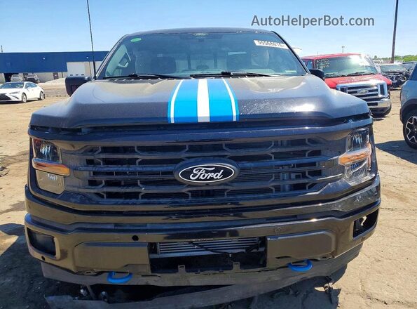 1FTFW3LD2RFB47035 2024 FORD F150 Black Вид спереду