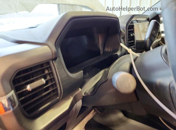 1FTFW3LD2SFA07525 2025 FORD F150 Gray Սարքավորումների վահանակի տեսք