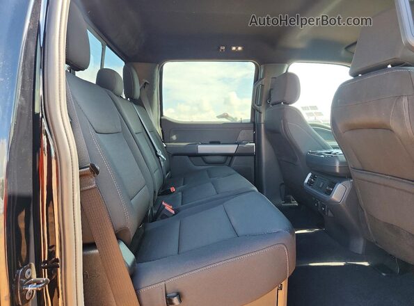 1FTFW3LD2SFC34679 2025 FORD F150 Black Вид задніх сидінь