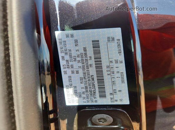 1FTFW3LD2SFC34679 2025 FORD F150 Black Вид підкапотного простору