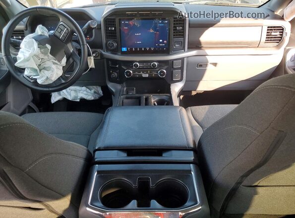 1FTFW3LD3RFA55125 2024 FORD F150 Black Widok deski rozdzielczej