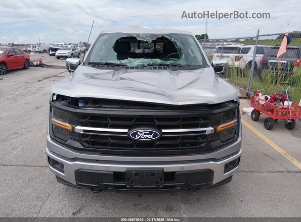 1FTFW3LD3RFA72782 2024 FORD F150 Silver Вид задньої частини салону