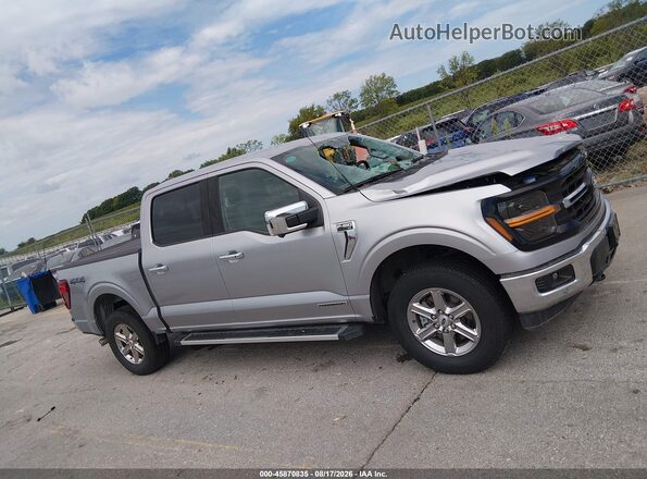 1FTFW3LD3RFA72782 2024 FORD F150 Silver Панорамний вид салону 360°