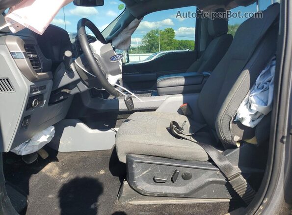 1FTFW3LD3RFB78472 2024 FORD F150 Gray Вид салону спереду