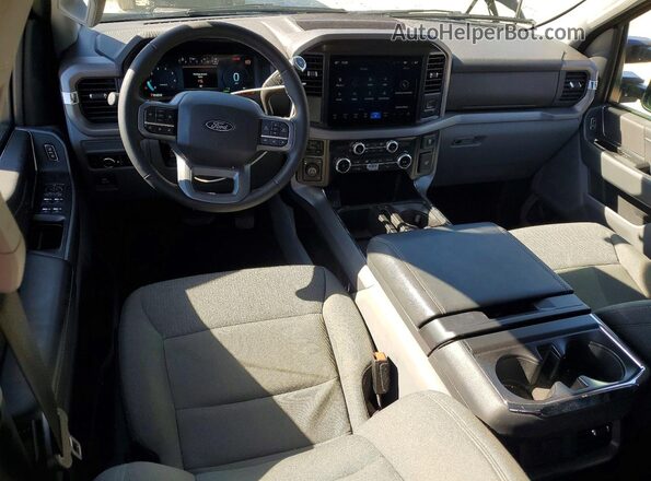 1FTFW3LD3SFA07288 2025 FORD F150 Black Widok deski rozdzielczej