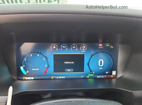 1FTFW3LD3SFB62942 2025 FORD F150 Gray Widok zestawu wskaźników