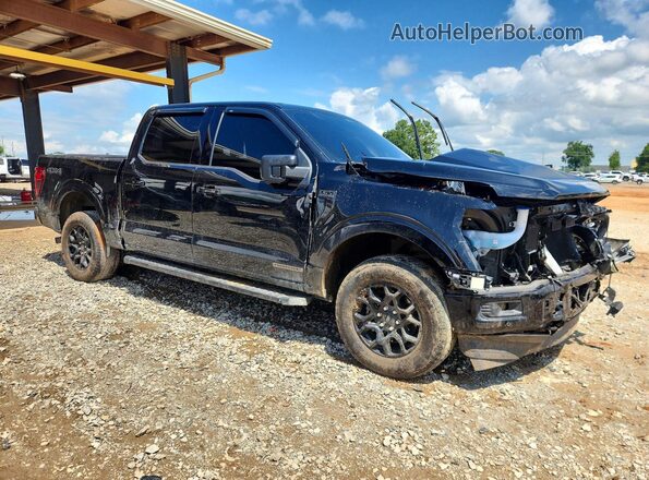 1FTFW3LD4RFB82045 2024 FORD F150 Black Передня права чверть